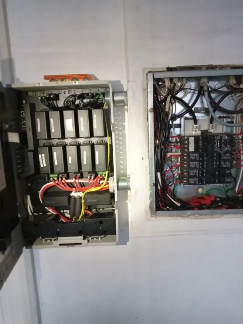 Electrical panel upgrade completed for Electrical Inspection in Pella